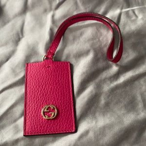 Brand new Gucci luggage tag